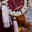 Close -up shot of traditional Native american drum