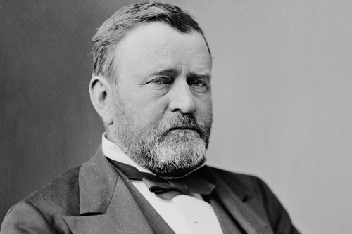 The 18th President of the United States Ulysses S. Grant.
