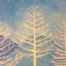 painting of winter trees